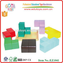 9Pieces Block Set Puzzle Cube de madeira